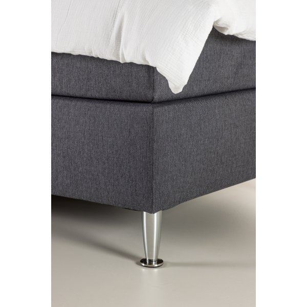 Toledo bed 90 x 200 cm - Donkergrijs