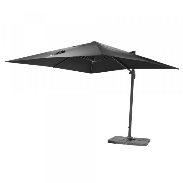 Tobago parasoll 300x300 cm - Svart