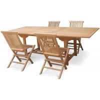 Edenryd matgrupp innehållande matbord 160-210 cm inkl 4 st Edenryd stolar - Teak Edenryd matgrupp innehållande matbord 160-210 cm inkl 4 st Edenryd stolar - Teak