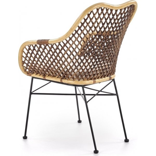 Brody utestol - Rotting/svart + Textilrengöring för möbler Brody utestol - Rotting/svart + Textilrengöring för möbler