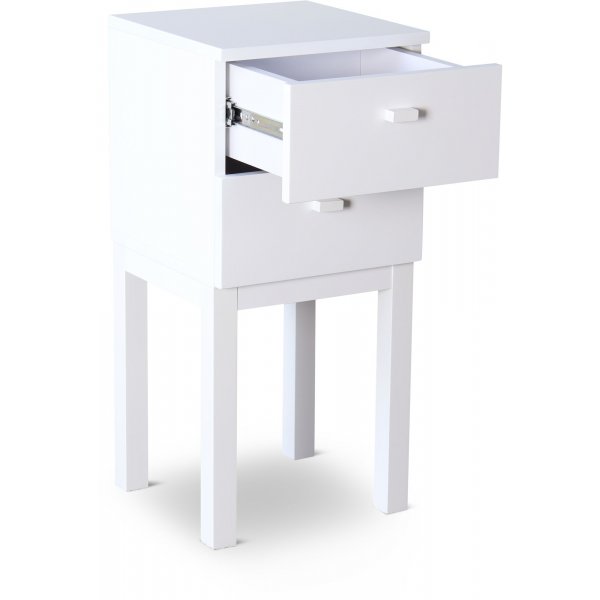 Kivik wit nachtkastje met lade Kivik wit nachtkastje met lade