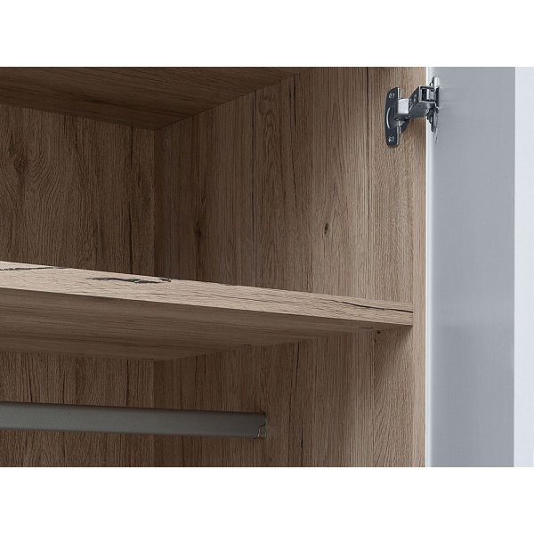 Hagfors garderob - Svart/vit Hagfors garderob - Svart/vit