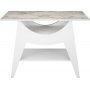 Ese avlastnigsbord 100 x 35 cm - Vit