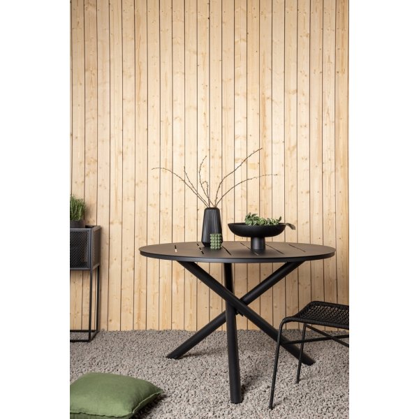 Alma matbord Ø120 cm - Svart Alma matbord Ø120 cm - Svart