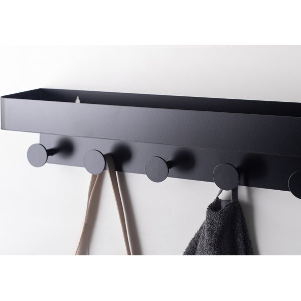 Yin vgghylla med hngare - Svart