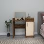 Sedef sminkbord 85,4 x 40 cm - Ljus valnt/beige