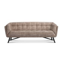 Lulu 3-sits soffa - Beige sammet Lulu 3-sits soffa - Beige sammet