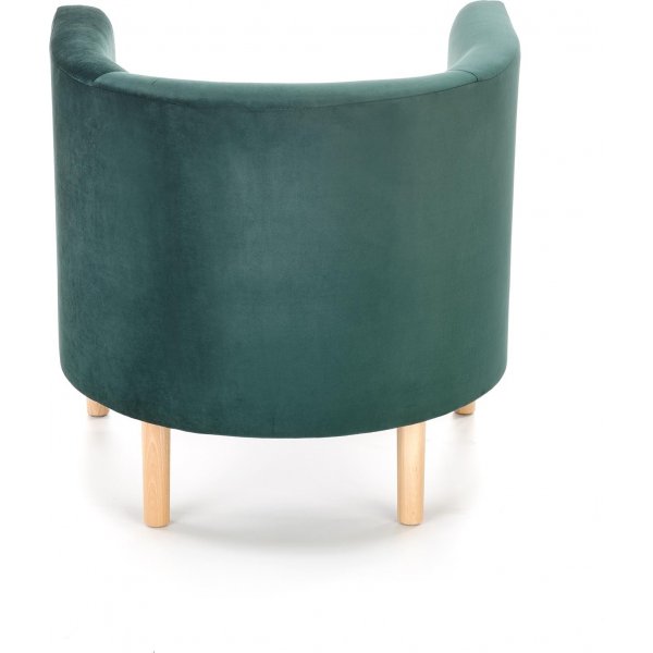 Seal fauteuil - Groen fluweel + Textielreiniging voor meubels Seal fauteuil - Groen fluweel + Textielreiniging voor meubels