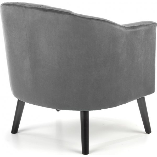 Fauteuil Aric - Gris/noir Fauteuil Aric - Gris/noir