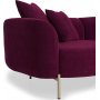 Macaroon divansoffa - Fuchsia