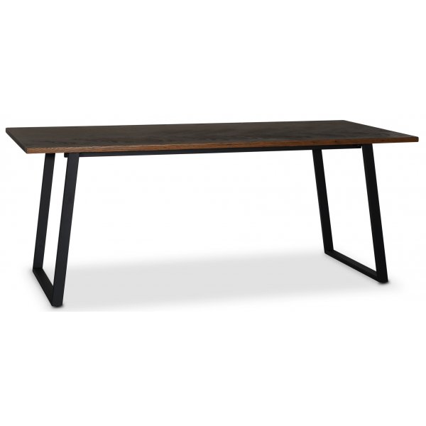Edge matbord 190x90 - Brownstained fishbone Edge matbord 190x90 - Brownstained fishbone