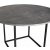 Sintorp matgrupp, runt matbord Ø115 cm inkl 4 st Samset svarta böjträ stolar - Betong (Laminat) + Fläckborttagare för möbler