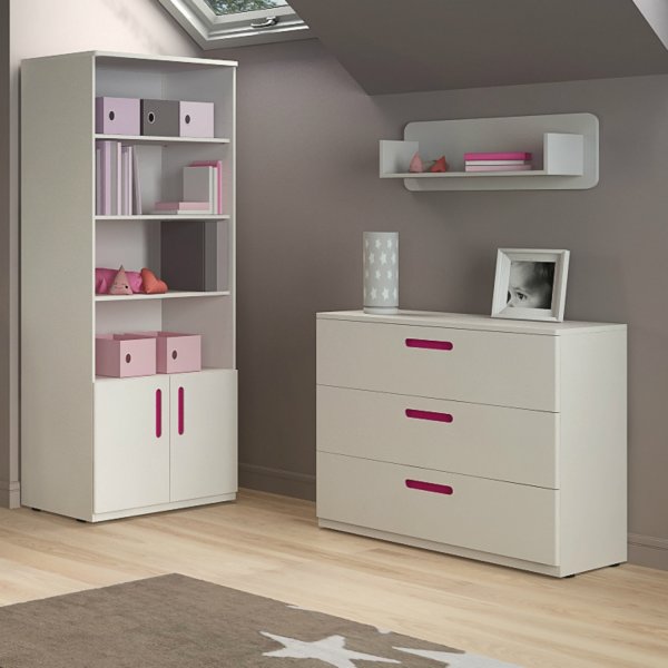 Commode Tanja 3 - Blanc Commode Tanja 3 - Blanc