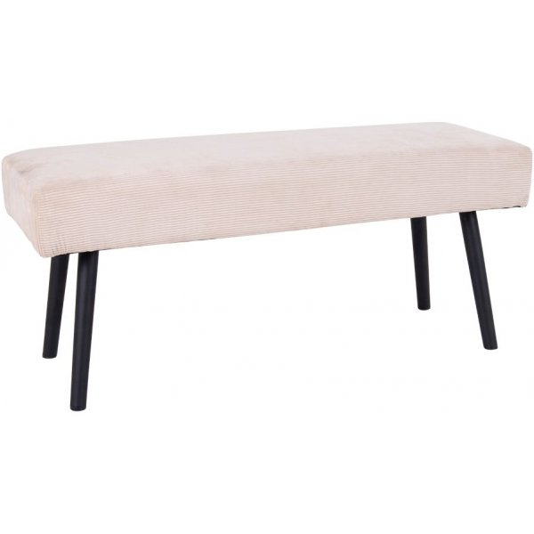 Skiby sittbänk - Sand/svart Skiby sittbänk - Sand/svart