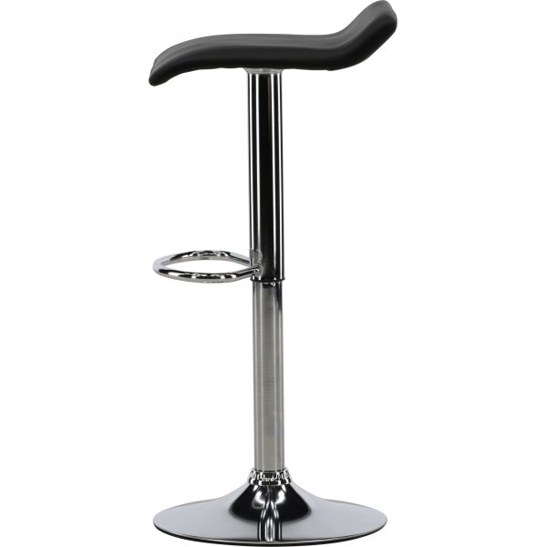 Tabouret de bar Jonna - Noir/argent Tabouret de bar Jonna - Noir/argent