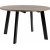 Table  manger pliante 120-200 x 120 cm - Chne/noir