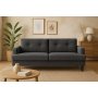 Space 3-sits soffa - Gr sammet