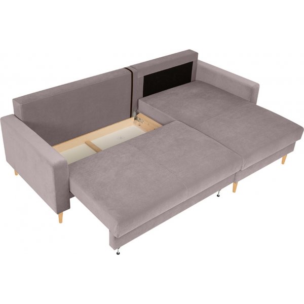 Rimi divanbäddsoffa - Taupe Rimi divanbäddsoffa - Taupe