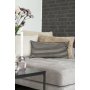 Serpa kudde 30x60 cm - Svart/beige