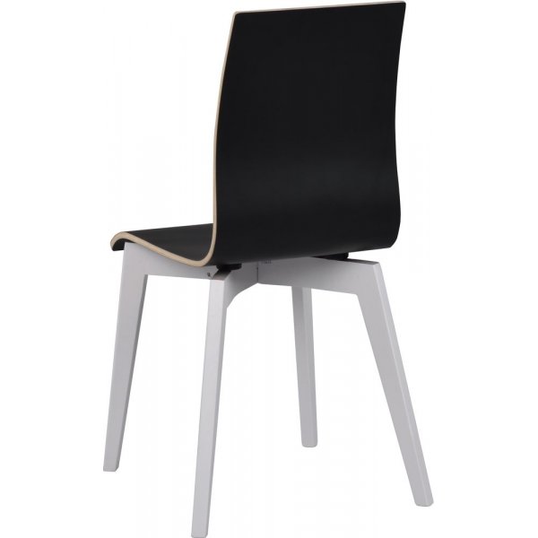 Aniyah stol - Svart/vit