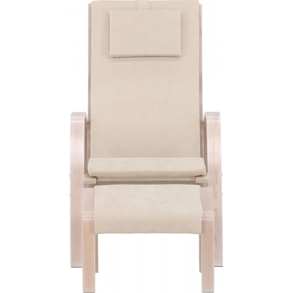 Grötö loungestol - Beige/Whitewash Grötö loungestol - Beige/Whitewash