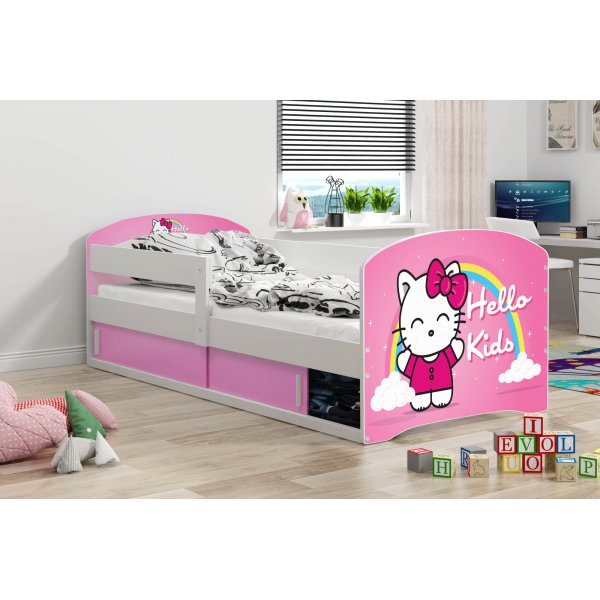 Vejle barnsäng med förvaringsfack 80 x 160 cm - Valfri sticker & färg Vejle barnsäng med förvaringsfack 80 x 160 cm - Valfri sticker & färg