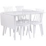 Dalsland klaffbord 120-165 cm - Vit