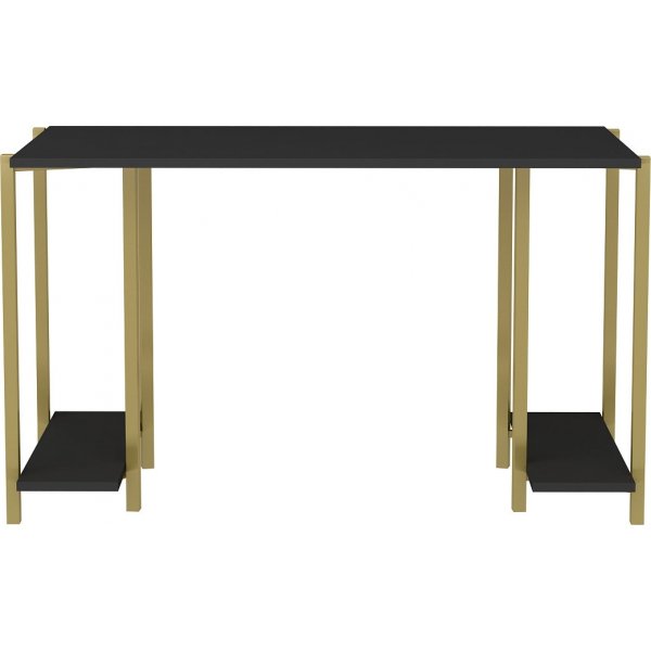 Bureau Academy 125,2 x 60 cm - Or/anthracite Bureau Academy 125,2 x 60 cm - Or/anthracite