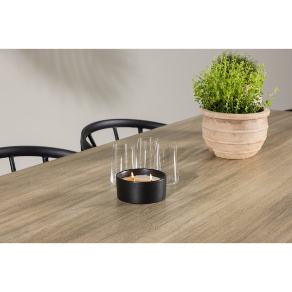 Merlo rektangulär matgrupp med 6 st Stins stolar - Svart/vit + 4.00 x Möbeltassar Merlo rektangulär matgrupp med 6 st Stins stolar - Svart/vit + 4.00 x Möbeltassar