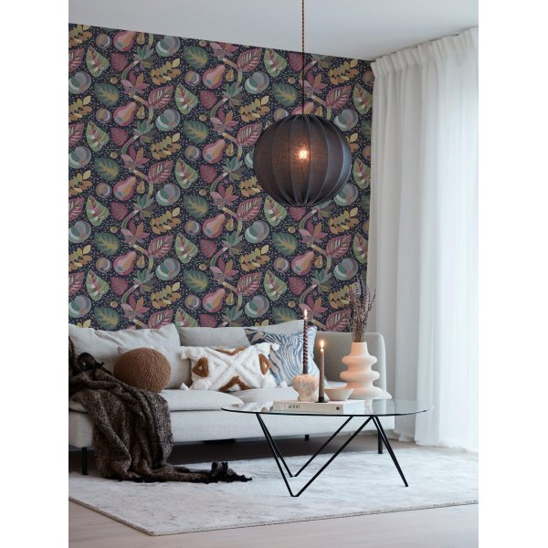A&E tapet 180 x 270 cm - Mörkblå A&E tapet 180 x 270 cm - Mörkblå