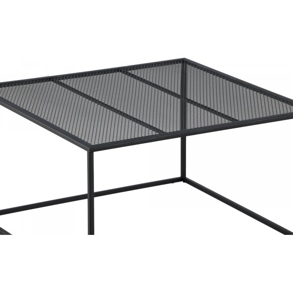 Netz salontafel 80 x 80 cm - Zwart Netz salontafel 80 x 80 cm - Zwart