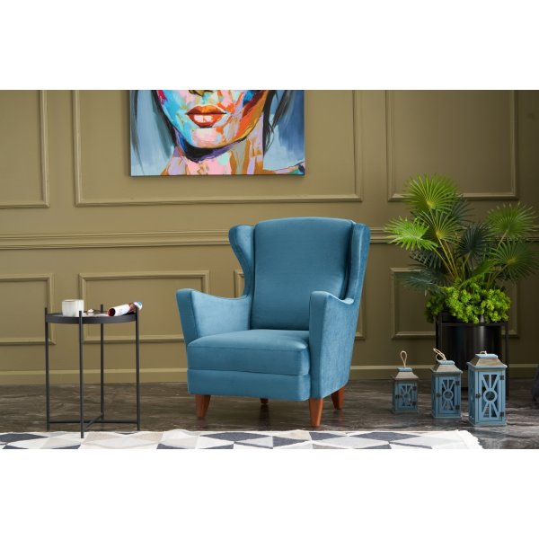 Fauteuil Lola - Turquoise Fauteuil Lola - Turquoise
