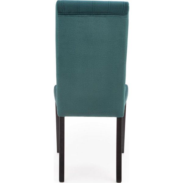 Chaise Heather - Velours vert et noir Chaise Heather - Velours vert et noir