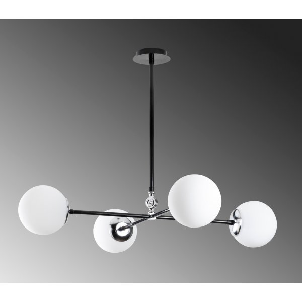 Plafonnier Lorea 1 - Noir/blanc