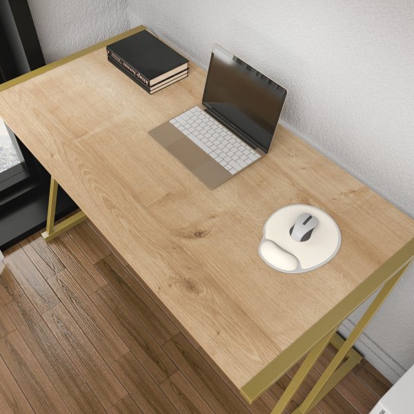 Bureau Adlade 114 x 60 cm - Or/chne