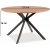 Aster matbord 120 cm - Ek/svart