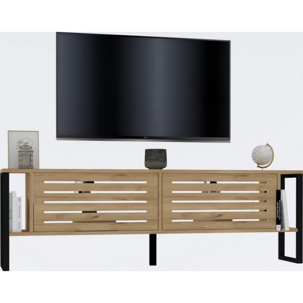 Banc multimédia Bex - Chêne saphir Banc multimédia Bex - Chêne saphir