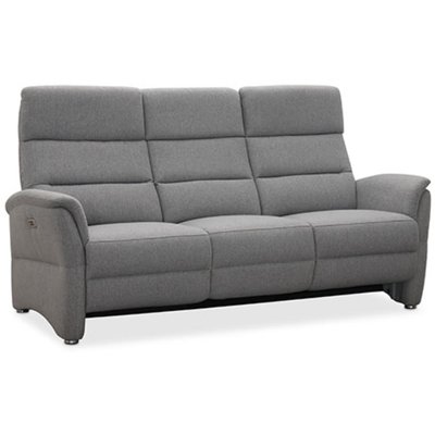 Washington 3-sits soffa med 2 st EL-recliners - Gr (Tyg)