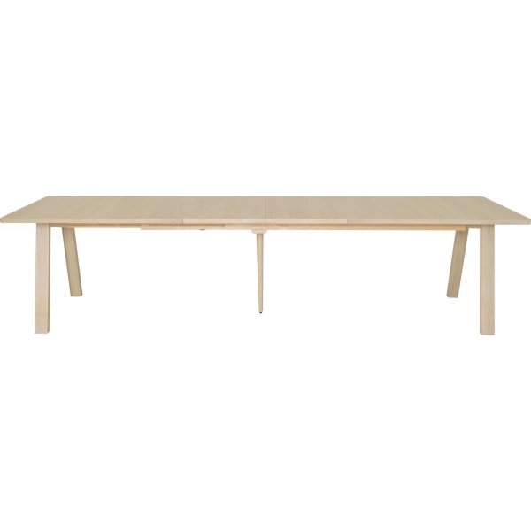 Table  manger Sandholmen 220 x 100 cm - Chne pigment blanc