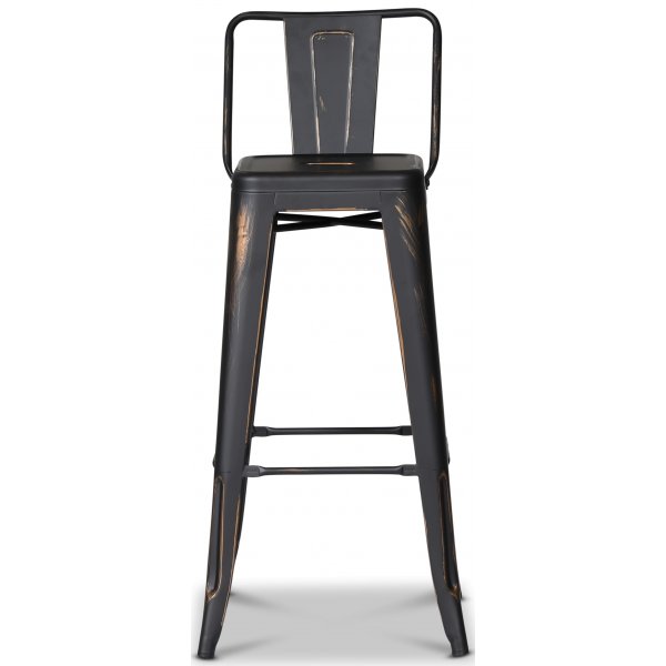 France Barstol i metall - Svart / Guld France Barstol i metall - Svart / Guld