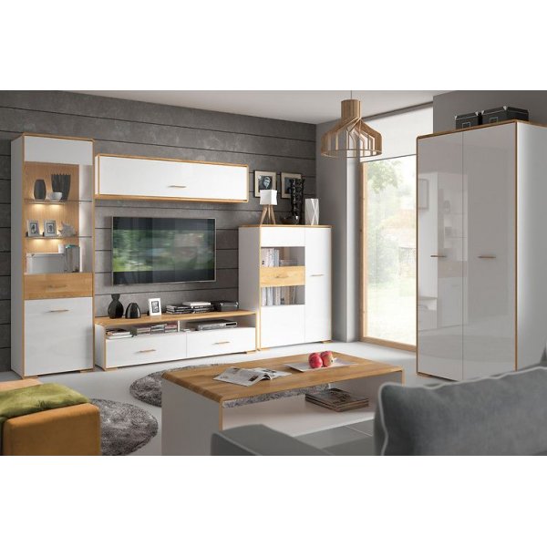 Gordon garderob - Ek/vit