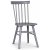 Groupe de restauration Edge; Table  manger en HPL blanc 190x90 cm avec 6 chaises en cannage Orust gris