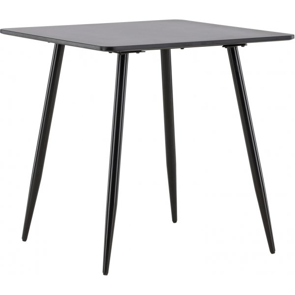 Polar matbord 75 x 75 cm - Svart