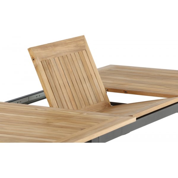 Panama matbord 210 x 90 cm - Svart/Natur Panama matbord 210 x 90 cm - Svart/Natur