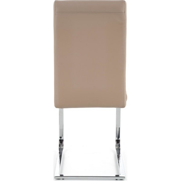 Chaise Encore - Cappuccino/chrome Chaise Encore - Cappuccino/chrome