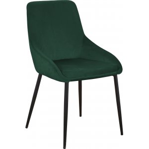 Chaise Tho - Velours vert + Dtachant pour meubles