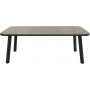Paola matbord 200 x 100 cm - Svart/Sandbeige