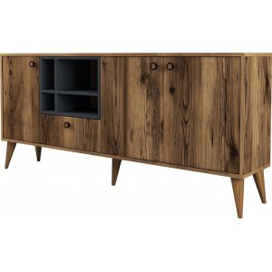 Nappa dressoir - Walnoot