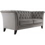 Soffa chesterfield 2-sits gr - Henry + Textilskydd fr mbler