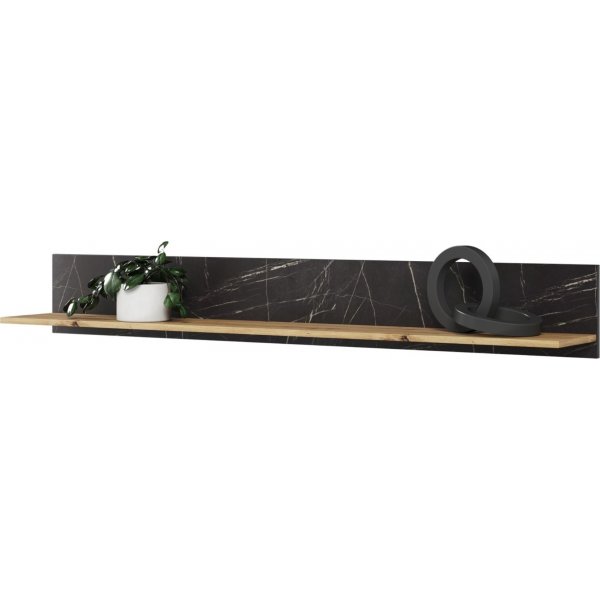 Marmo wandplank - Ambachtelijk eiken